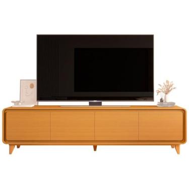Imagem de Rack para TV até 75" 4 Portas EDN Móveis Sense 2.2, Cedro