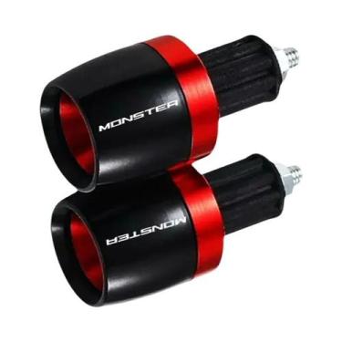 Imagem de Manoplas De Guidão CNC Com Tampas De Extremidade Para DUCATI Monster 9