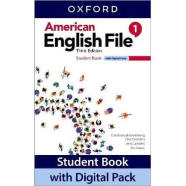 Imagem de American English File 1 Student Book With Digital Pack - OXFORD DO BRA
