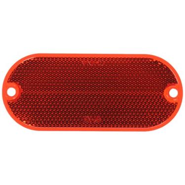 Imagem de Refletor oval Prod HY-KO, pacote com 2, 11 cm, vermelho (CORB-7R)