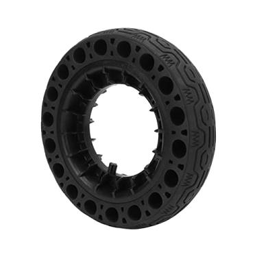 Imagem de Pneu de roda sólida para scooter elétrica, trava firme Montagem de pneu para scooter elétrica confortável excelente aderência à prova de explosão ao ar livre