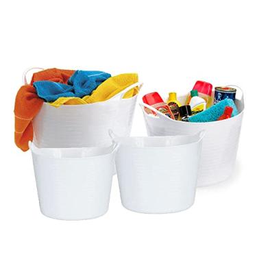 Imagem de Balde 4 Cestos Organizador Multiuso Flexivel 42L 25L 20L 15L