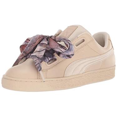 Imagem de PUMA Tênis feminino Basket Heart, Creme de baunilha - creme de baunilha, 10