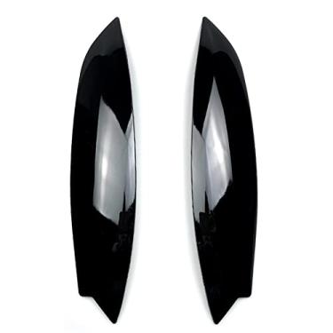 Imagem de FINMOKAL Tampa De Olho De Farol Tampa De Sobrancelha Brilhante Fit Vw Golf 5 R32 Mk5 2005-2007 Preto Brilhante