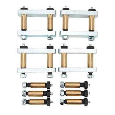 Imagem de Kit de atualização de manilha de substituição automotiva 3 1/8 pol. Kit de manilha de mola para serviço pesado com buchas de bronze suspensões de reboque de eixo tandem RV para CRE3000