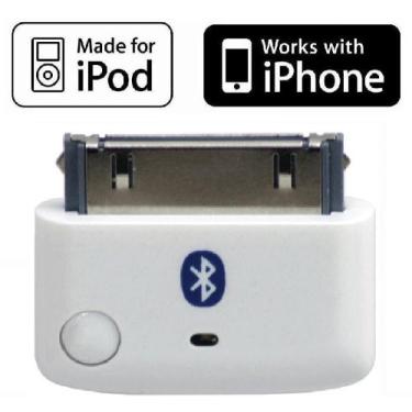 Imagem de KOKKIA KOKKIA i10 (branco luxuoso, combinação perfeita para iPhone branco, iPad branco) Multi-STREAM minúsculo transmissor Bluetooth iPod para iPod/iPhone/iPad/iTouch, estéreo multi-stream (2 receptores podem desfrutar de 1 i