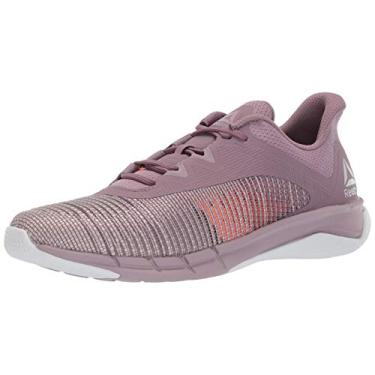 Imagem de Reebok Fast Tempo Flexweave Feminino, Orquídea nobre/neblina lilás/porcelana/perfurador goiaba, 11.5