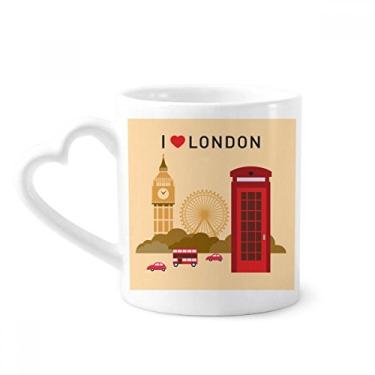 Imagem de I Love London UK Post Office Flag Mark Mug Coffee Ceramic Drinkware Glass Heart Cup