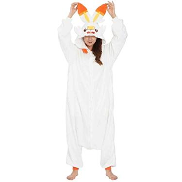 Imagem de SAZAC Kigurumi - Pokemon - Scorbunny - Onesie Jumpsuit Halloween Costume