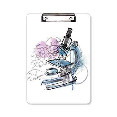 Imagem de Chemistry Kowledge Placa de apoio para prancheta de microscópio A4