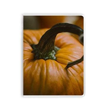 Imagem de Caderno de fotos de abóbora fresca, capa de chiclete, diário de capa macia