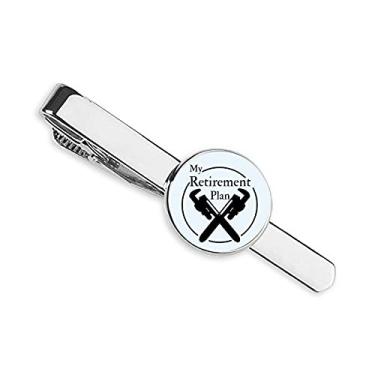 Imagem de Equipamento de chave inglesa para aposentadoria, prendedor de gravata para presente, homem de negócios