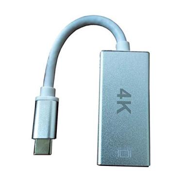 Imagem de Cabo Adaptador USB-C 3.1 Type-C Para HDMI 4K Fêmea