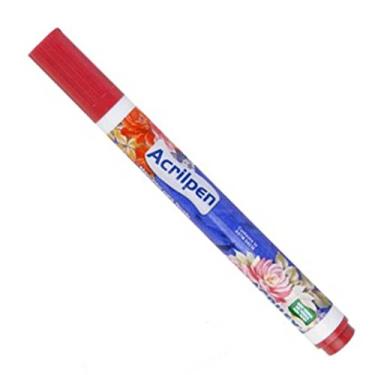 Imagem de Caneta para tecido Acrilpen Vermelho - Acrilex