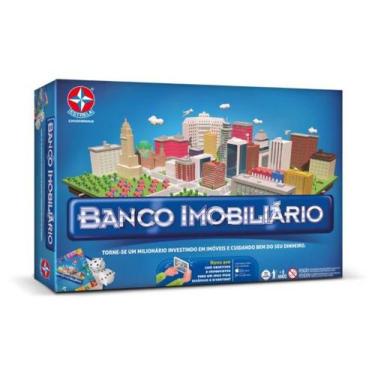 Jogo De Tabuleiro Banco Imobiliário Mesa Brinquedo Educativo F114