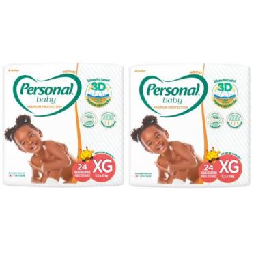 Imagem de Kit Fralda Personal Baby Mega Premium Protection - Tam Xg - 48 Fraldas