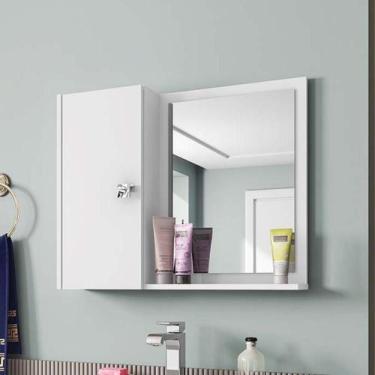 Imagem de Armário De Banheiro Espelho Aéreo Superior Espelheira Branco - Bechara