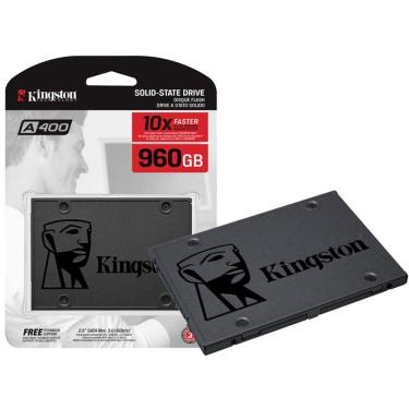 Imagem de SSD 960GB Kingston A400 SA400S37/960G 2.5 SATA III 6GB/S Blister