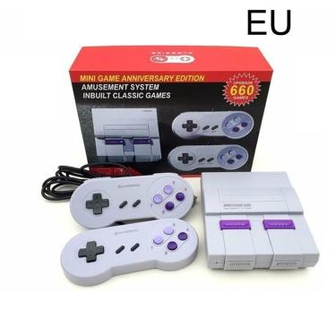 Vídeo Game Emulador Super Nintendo Mini com 94 jogos