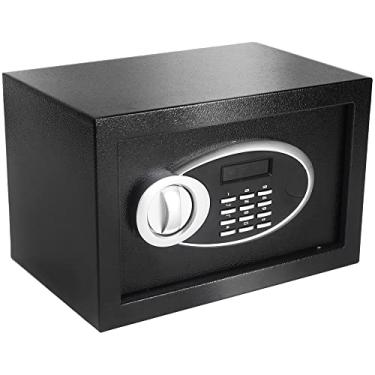 Imagem de Cofre Eletrônico Digital Teclado Senha Chave 30x20x20, Forkis FK-CF005