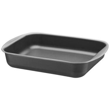Imagem de Assadeira Funda Alumínio Revestimento Antiaderente Starflon T1 Grafite 34 Cm 4,9 L