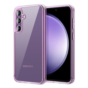 Imagem de JETech Capa para Samsung Galaxy S23 FE 6,4 Polegadas, Case Protetora de Telefone à Prova de Choque Não-Amarelecimento, Capinha Parte Traseira PC Rígido Anti-Riscos (Roxo)