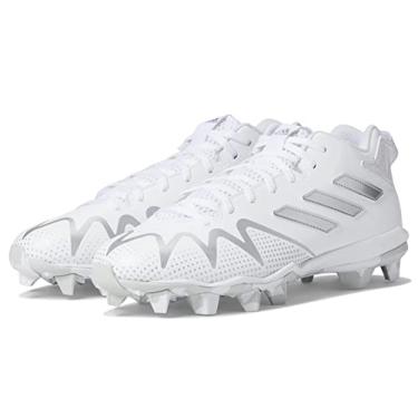 Imagem de adidas Sapato de futebol masculino Freak Spark Md-Team, Branco/prata metálica/cinza claro, 11.5