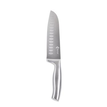 Imagem de Faca Santoku Aço Inox 24cm Kenya Prata