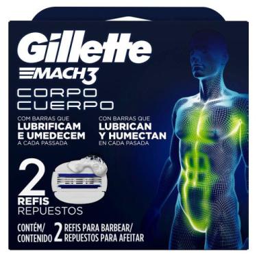 Imagem de Gillette Mach3 Corpo Carga Para Aparelho De Depilação Corporal Para Ho