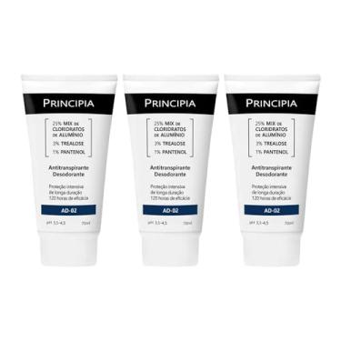 Imagem de Principia Kit Trio Antitranspirantes Desodorante AD-02