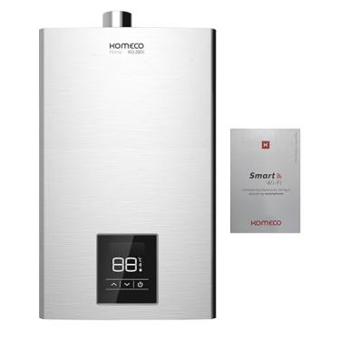 Imagem de Aquecedor De Água A Gás Komeco KO 21 DI PRIME GLP 21 Litros (INOX) Com Módulo Wi-Fi