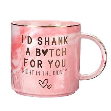 Imagem de Presentes de aniversário de melhor amiga para mulheres - Presente engraçado de amizade para melhores amigas, melhores amigas, irmãs, chefe, irmã mais velha, irmandade - I'd Shank A Girl For You -