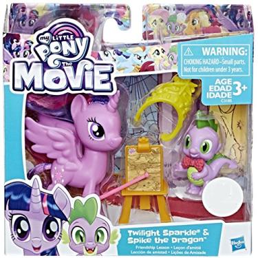 Imagem de My Little Pony The Movie Twilight Sparkle With Spike the Dragon Exclusive