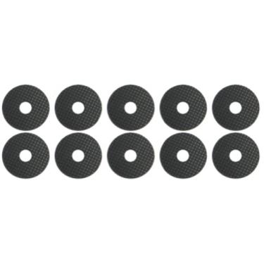 Imagem de Arruela/tapete autoadesivo de borracha 10 x 25 mm 0,65 mm ideal para tripé de flash de câmera/tripé