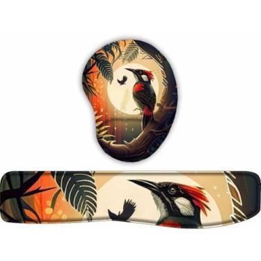 Imagem de KIT Mouse Pad + Apoio de teclado Natureza - JDM