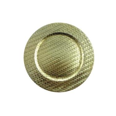 Imagem de Sousplat Trançado Dourado 5110 - Mimo Style