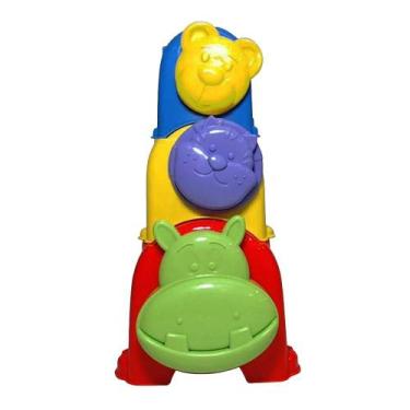 Imagem de Brinquedo Infantil Didático Empilhar Anima Cubos - Tateti