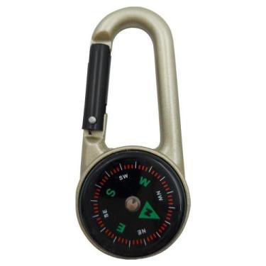 Imagem de Bussola Verde Com Mosquetao 6X3Cm - Jiaxi