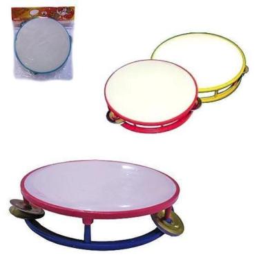 Imagem de Pandeiro Infantil Pequeno 15Cm De Na Solapa - Amar É
