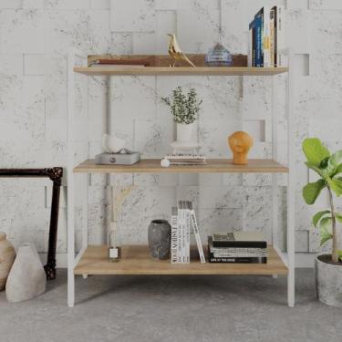 Imagem de Estante para Livros Industrial 3 Prateleiras 104cmx80cm Active Yescasa
