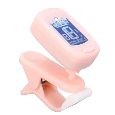 Imagem de Afinador de Guitarra Com Clipe, Desligamento Automático Antiderrapante ABS, Display LCD Transparente, Com Vários Modos de Afinação para Ukulele de Violino Baixo, Afinador