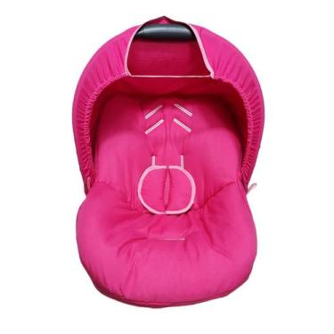 Imagem de Kit Passeio Para Bebê Conforto 4 PeçasLiso - IbiBordadosEnxovais, Pink