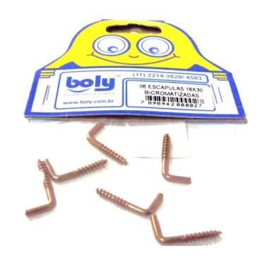 Imagem de Escápulas Bicromatizadas 16x30mm Kit 6 Pçs - Boly Ref. 27