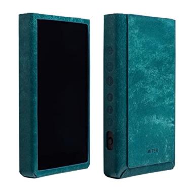 Imagem de MITER CASE Para Sony Walkman NW-ZX707 ZX706 ZX700, capa de couro Pueblo feita à mão para série ZX700 (azul turco)