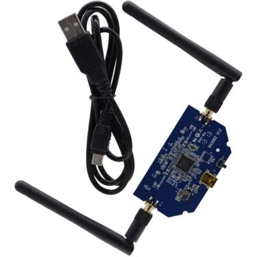 Imagem de Placa adaptadora Deal4GO 802.11n 300Mbps USB sem fio WiFi com antena dupla 3dBi para Ralink RT5572 Kali Linux Windows Raspberry Pi IPTV, preto, RT5572N
