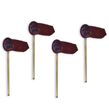 Imagem de Kit Com 4 Salvas Para Coleta De Dízimos E Ofertas Vinho - Lk Magazine