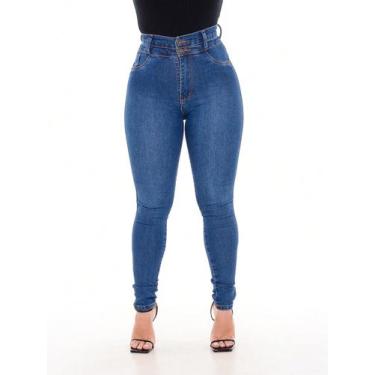 Imagem de Calça clássica feminina jeans de 2 cos new vintage - SSJEANS, 42