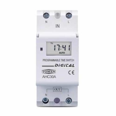 Imagem de Timer Temporizador Digital Programável Tomzn AHC30A - 30A - 110V