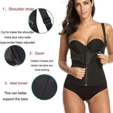 Imagem de 20pcs Cinta Ajustavel Modeladora Redutora Colete Com Zíper - Mr Vendas