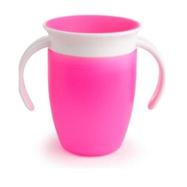 Imagem de Copo Transição Treinamento 360 Antivazamento 200ml Com Alça - Bruartt 